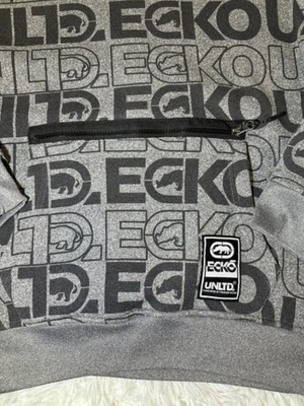 Ecko Unltd All Over Logo Hoodie Mens size XL New With Tags! - Picture 2 of 14